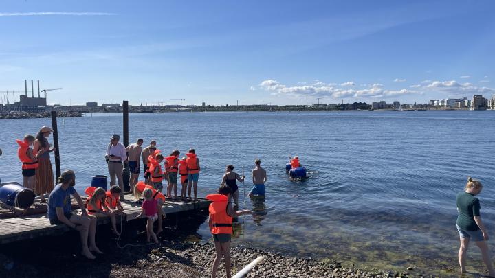 Søsætning af raftebåde